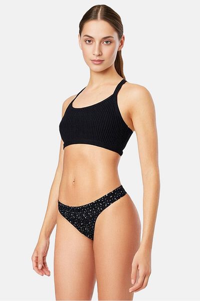 aerie Women Polka Dots Bikini Bottom, Multicolor