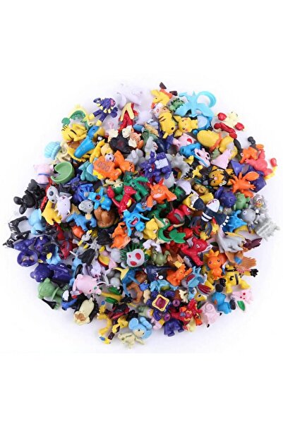 Generic مجموعة ألعاب بوكيمون الكرتونية الصغيرة اللطيفة القابلة للتجميع، مكونة من 144 قطعة