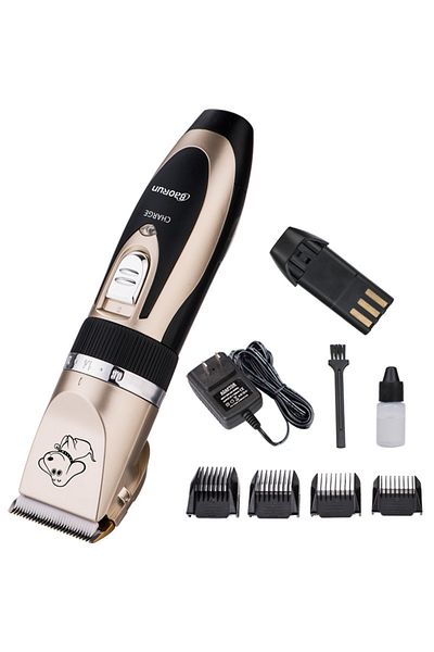 ENAR Electric Rechargeable Pet Dog Cat Animal Hair Trimmer Multicolour