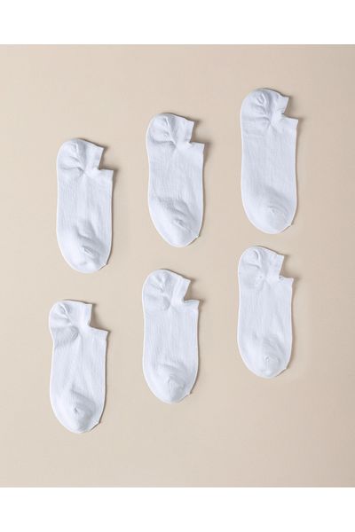 Madame Coco Sneaker 6-Piece Women's Booties - White