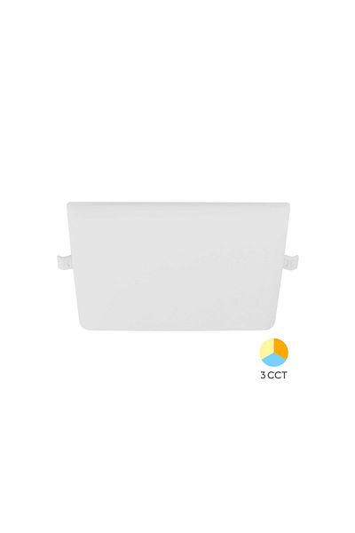 Braytron SPOT LED PATRAT ST 36W 3500lm 3in1 ALB REGLABIL IP20