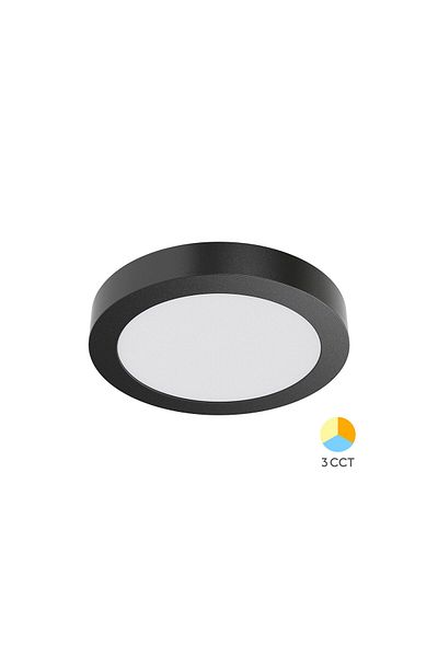 Braytron SPOT LED ROTUND PT 18W NEGRU 3IN1