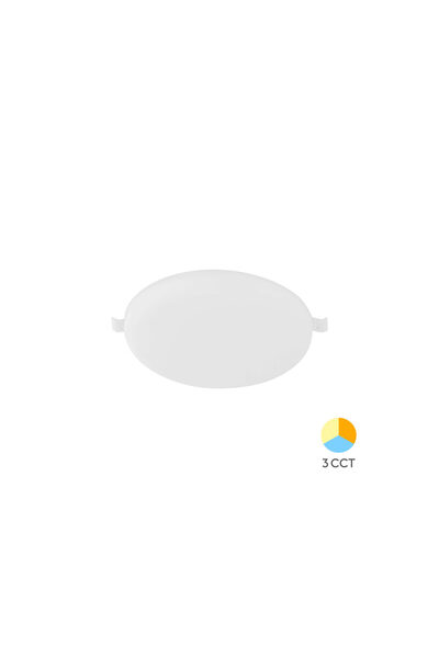 Braytron Panel LED mic SPOT LED ROTUND ST 10W 1100lm 3in1 ALB, D:100mm, REGLABIL 40-75mm, IP20