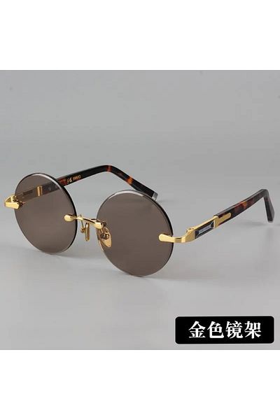 Choice A Men's Resin Sunglasses Frameless UV400 Sunglasses Cool Eye Protection Glasses Summer Decorative .