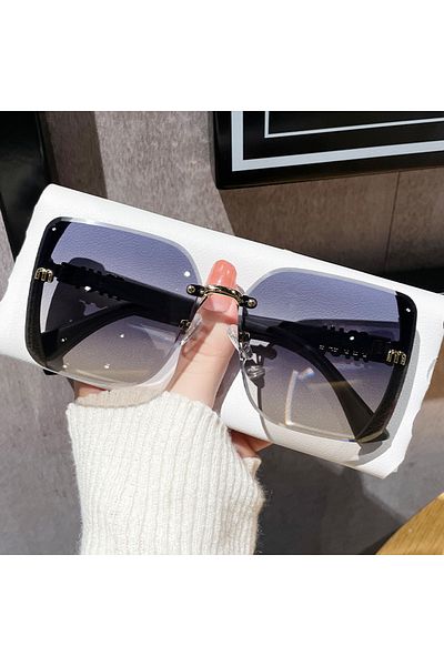 Choice C3 2025 new fashion trimmed sunglasses half frame high quality trend simple sunglasses for women wit