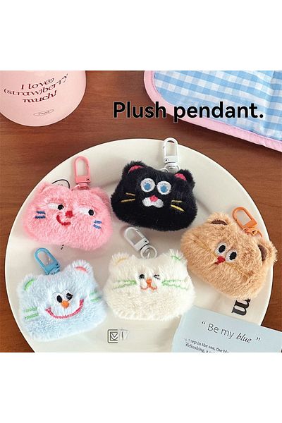 Choice Plush 5 Styles One Each 2/3/5 Pcs Cute Plush Cat Doll Pendant Cartoon Doll Pendant Student Girl Back