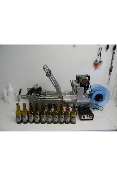 Jobs ahead group Labeling machine with batch date printing