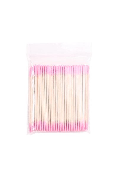Choice 1Bag 1/235/10Pc Nails Wood Cotton Swab Clean Sticks Bud Tip Wooden Cotton Head Manicure Detail Corre