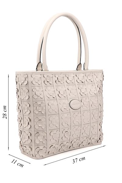 GÖNDERİ(R) Women / Girls Beige Genuine Leather Hand and Shoulder Bag