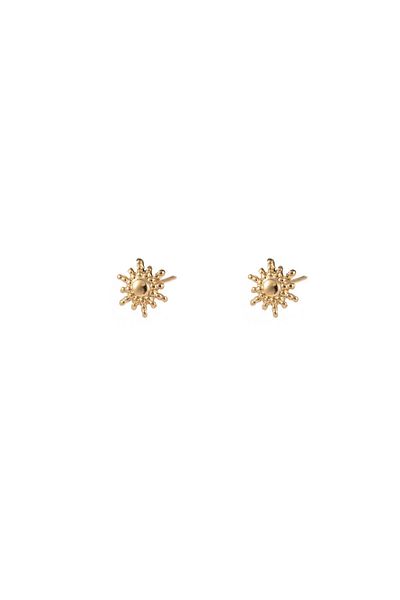 Go Dutch Label Little Sun Stud Earrings (golden stainless steel)