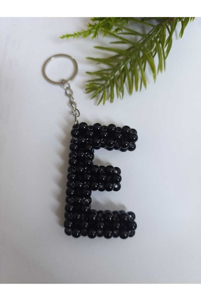 SOFT Handcrafted Eye Gaze E Letter Keychain