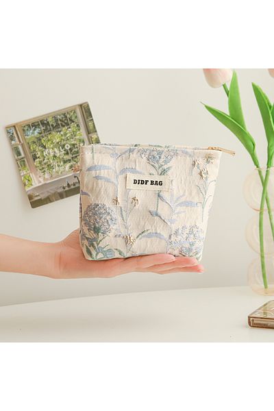 Choice 5 Women's Makeup Bag Small Black High-quality Cosmetics Lipstick Loose Change Storage Bag Portable .