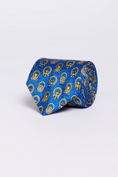 AC&Co / Altınyıldız Classics Ανδρική γραβάτα με μπλε σχέδιο