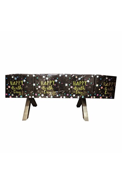 OEM Fata de masa pentru petrecerea de ziua de nastere, model Happy Birthday, 183 x 137 cm, 2260-13