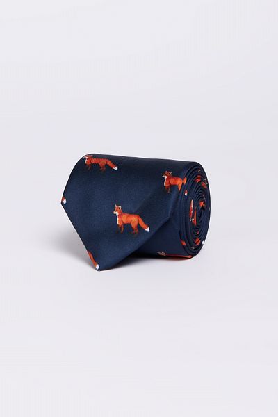 AC&Co / Altınyıldız Classics Ανδρική γραβάτα με μπλε ναυτικό σχέδιο