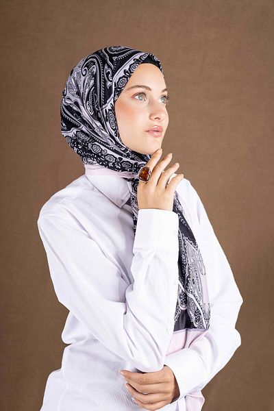 Akel Digital Soft Shawl Ethnic Pastel Pattern2