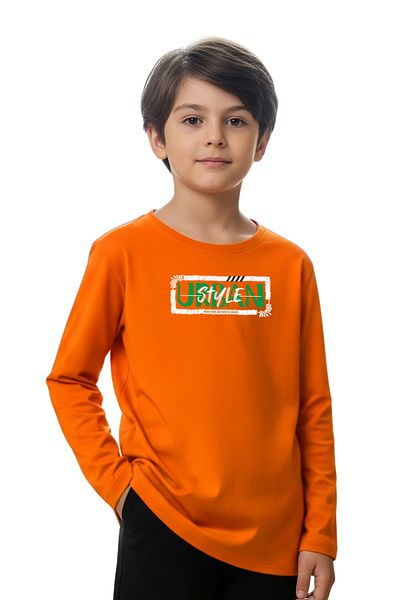 FYK COLLECTİON 3-Pack Zero Collar Printed Detail Boy's Sweatshirt