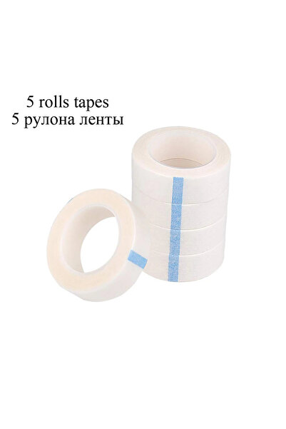 Choice 5 قطع من شريط لاصق أبيض للرموش الصناعية، أشرطة تمديد الرموش الصناعية ا...