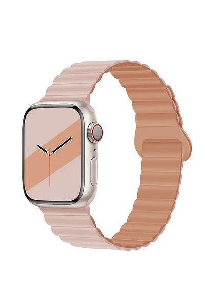 Choice 38mm 40mm 41mm 22 pink rose Magnetic Strap For Apple Watch Bands 45mm 38mm 49mm 40mm 42mm 41mm Silic