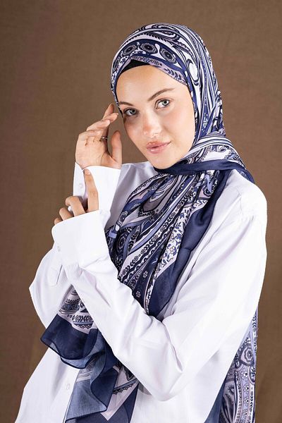 Akel Digital Soft Shawl Ethnic Pastel Pattern2