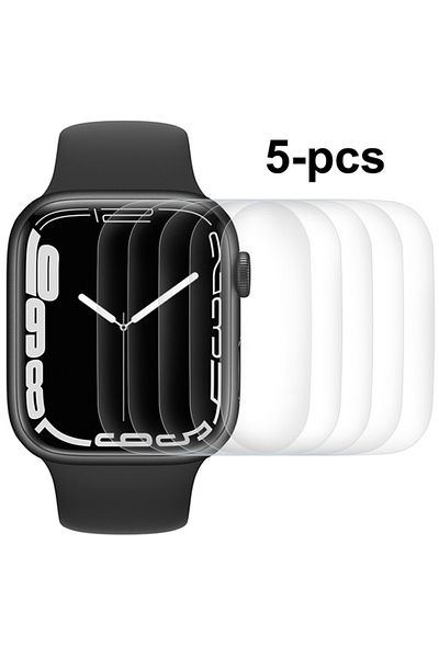 Choice سلسلة 10 46 مم 5 قطع غشاء واقي شاشة لساعة Apple Watch Series 10 42 مم 46 مم ناعم TPU هيدروجيل HD C