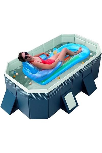 Türkiye Foldable Pool, Foldable Non-Inflatable Kids' and Adults' Outdoor Swimming Pool, PVC Swimming Pool fo