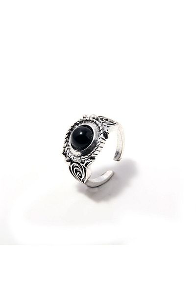 Choice R00146 Game Dark Souls Ring Black Red Sapphire Vintage Style Ring Adjustable Metal Rings For Women M