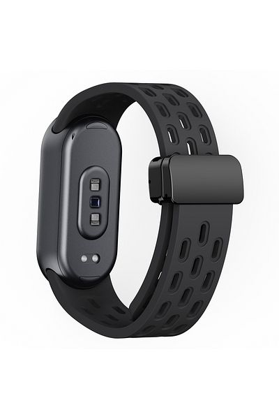 Choice for Xiaomi band 9 8 black Soft Silicone Strap for Xiaomi Mi Band 9/8 Correa Bracelet Wrist Miband 8
