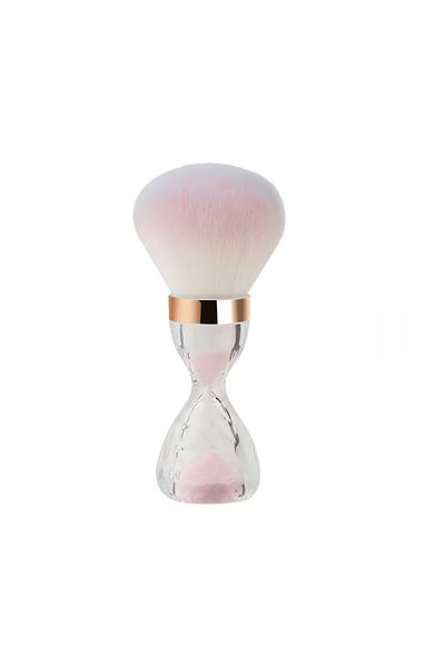 Choice pink quicksand Diamond shaped large brush head cleaning nail brush Nail Art Dust Brush for Nail Beau