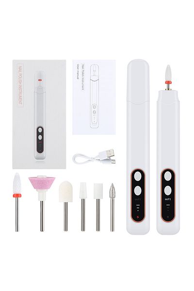 Choice HY47 Professional Manicure Pedicure Kit Cordless Electric Nail File Set Nail Drill Machine Hand Foot