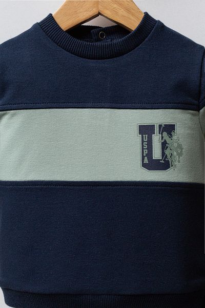 U.S. Polo Assn. Licensed Baby Boy Bottom Top 2 Piece Set