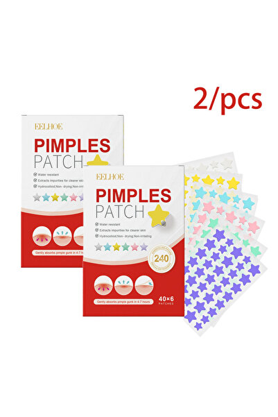 Choice 2 قطعة 1/2/3 علبة بقع حب الشباب والبثور على شكل نجمة هيدروكولويد لتغطي...