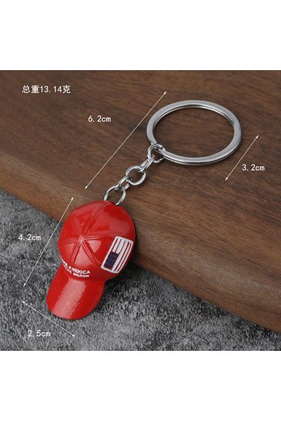 Choice A Red Hat Trump Keychain Freedom MAKE AMERICA RGEAT AGAIN Key Ring Fashion Nation Key Holder For Me.