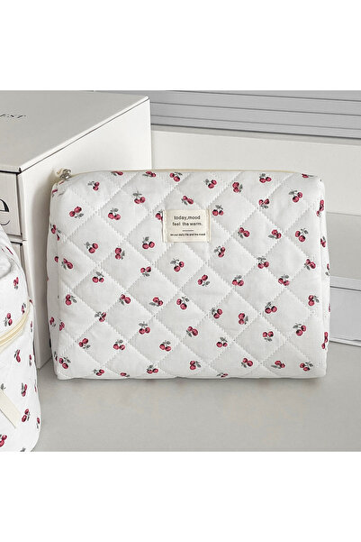 Choice حقيبة يد نسائية بالجملة من Cherry Tote حقيبة مكياج محمولة لطيفة لتخزين...