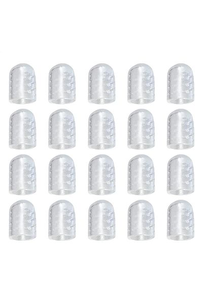 Choice 20pcs New 20PCS Toe Separator Breathable Silicon Toe Caps Toenails Protection Elasticity Anti-Fricti