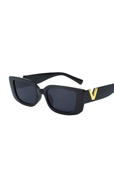 Choice black New fashionable cat eye small frame square sunglasses