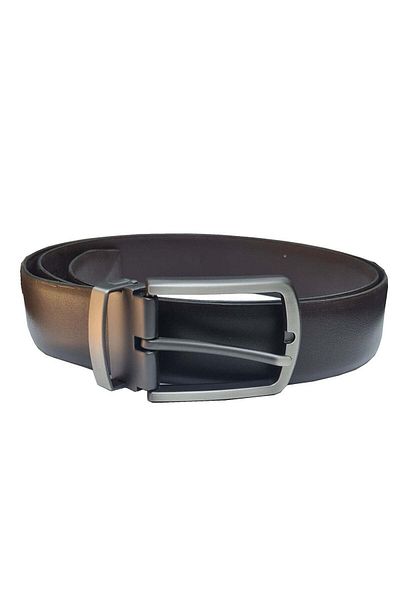 Generic Casual Leather Double Sided Belt with Adjustable Length Genuine Indian Leather
