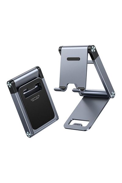 Ugreen Suport pliabil pentru smartphone, suport pentru telefon, gri