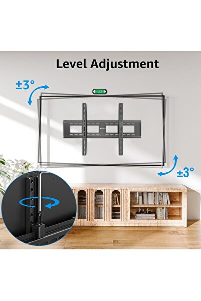 Aztech Super Heavy-duty Portable TV Trolley Stand and Wall Mount