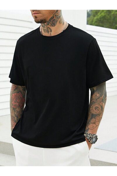 Lider Leather MEN'S STRAIGHT SANDING OWERSIZE UNISEX TSHIRT