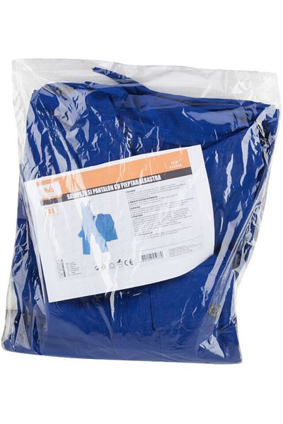 Evotools Costum Albastru Haina Si Pantalon Cu Pieptar 46