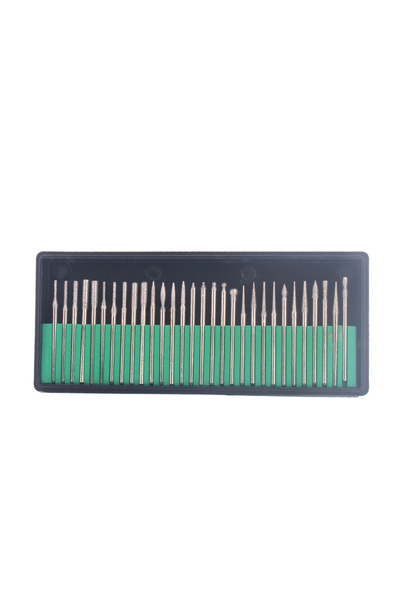 Choice1 02 silver Set Set Of Cutters For Manicure Machine Quartz Scrub Stone Diamond Wool Nail Drill Bit Rot