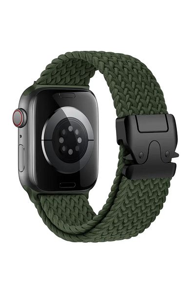 Choice S10 42-38 40 41 mm 8 Army green Braided Band For Apple Watch Straps 40 mm 44mm 46mm 42mm 49mm 45mm 4