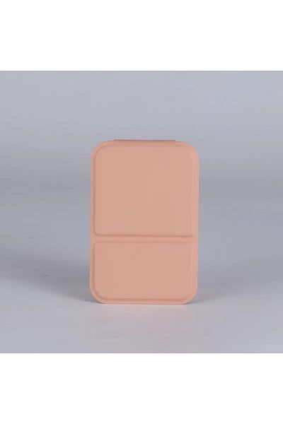 Choice Pink 1 Pc Desktop Makeup Mirror Solid Color PU Leather Simple Portable Handheld Makeup Mirror Foldab