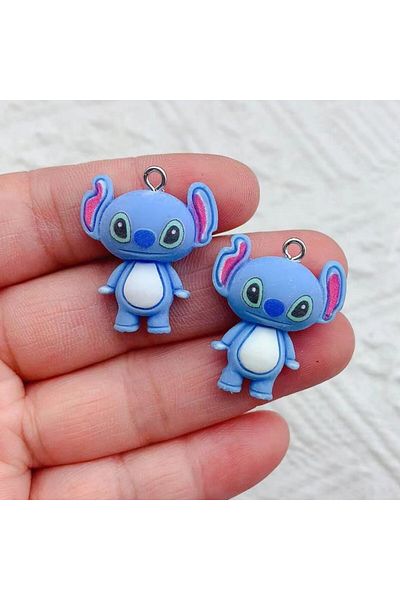 Miniso Orange 10pcs Cartoon Dog Resin Charms for Diy Jewelry Making Cute Earring Necklace Keychain Accessor