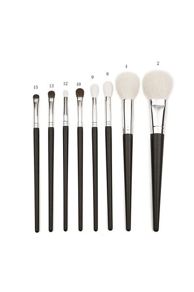 Choice 812 ONE ORCHID Pro 8 Pcs Goat Hair Powder Highlighting Makeup Brushes Pencil Tapered Crease Blending