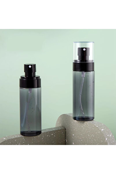 Choice1 زجاجة بلاستيكية شفافة سوداء سعة 30 مل، زجاجة بخاخ سعة 30 مل، زجاجة سفر سعة 60 مل، زجاجة 80 مل، زجاجة 100 مل، رطوبة فائقة الدقة