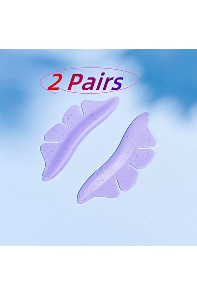 choice2 زوجان من وسادات رفع الرموش على شكل فراشة لامعة من السيليكون من Libeauty باللون الأرجواني، زوج واحد من وسادات رفع الرموش على شكل فراشة لامعة من السيليكون من Libeauty