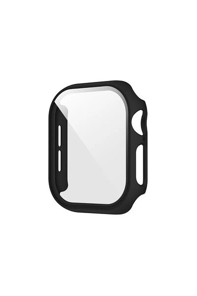 Choice Series 10 46mm Black 02 Tempered Glass+Cover For Apple Watch series 10 42mm 46mm Matte Hard PC bumpe