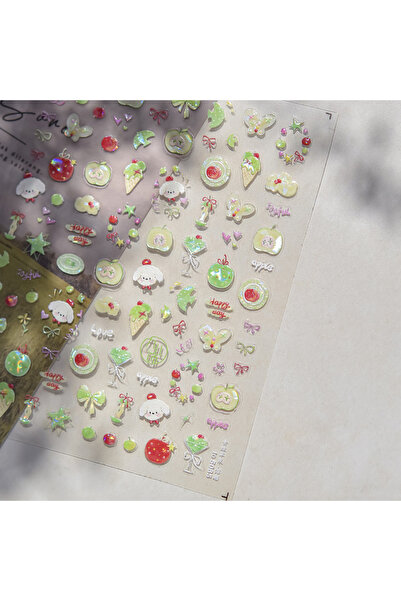 Choice قطعة واحدة من ملصقات أظافر أظافر لطيفة على شكل مخلب قطة صغيرة على شكل ...